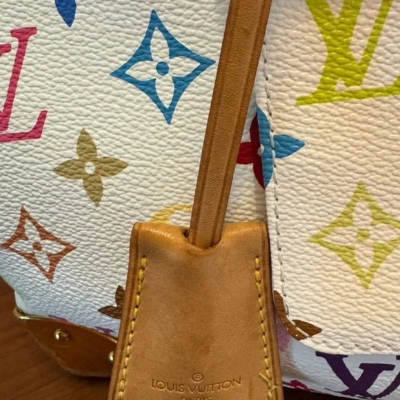 Authentic, Louis Vuitton Murakami White, Speedy - Picture 6 of 9